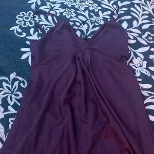purple dress
